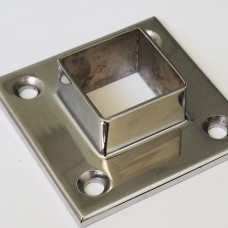 Фланец нержавеющий приварной встык с впадиной квадратный Ду 10 Ру 16 12Х18Н9Т 10х14х15х12 мм ГОСТ 12821-80