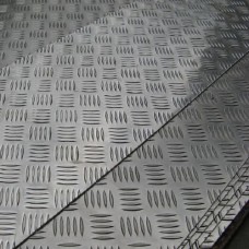 Лист нержавеющий рифленый г/к квинтет 12Х18Н9 4 мм