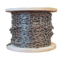 Цепь нержавеющая короткозвенная некалиброванная AISI 304 32х112х160 мм ГОСТ 30441-97